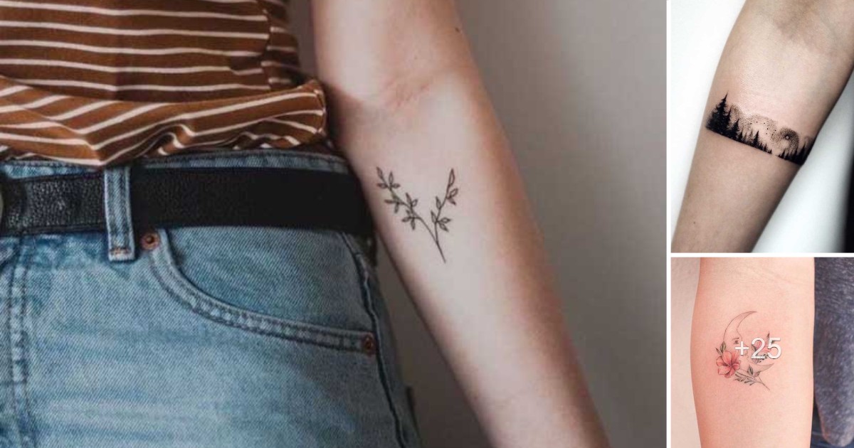 Dise Os De Tatuajes Minimalistas En El Antebrazo Tattoo Arte