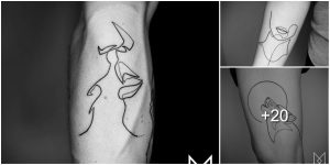 Lee más sobre el artículo Tatuajes del Artista Mo Ganji: Una linea