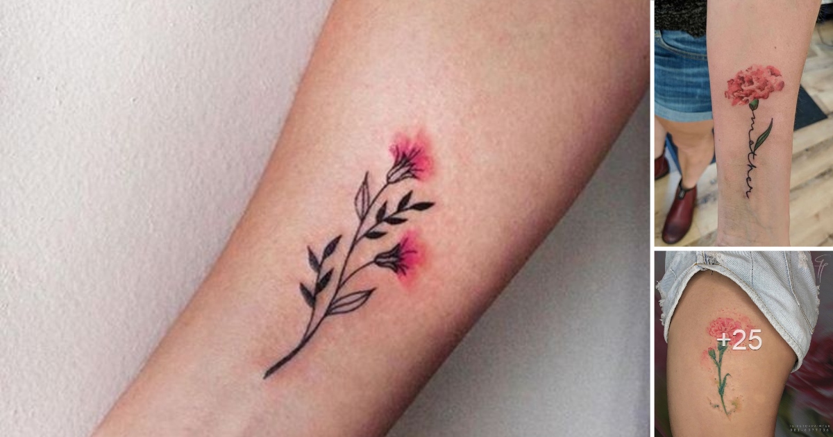 En este momento estás viendo Mas de 25 Diseños de Tatuajes de la Flor Clavel