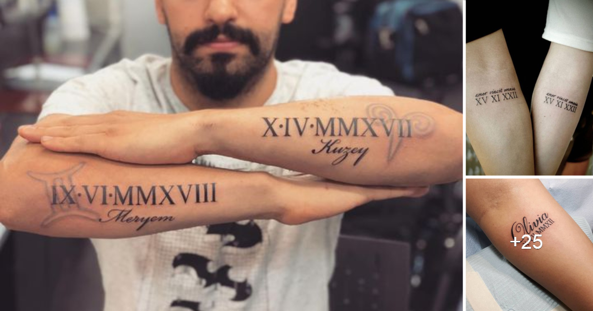 En este momento estás viendo 35 Ideas geniales de tatuajes de numeros Romanos