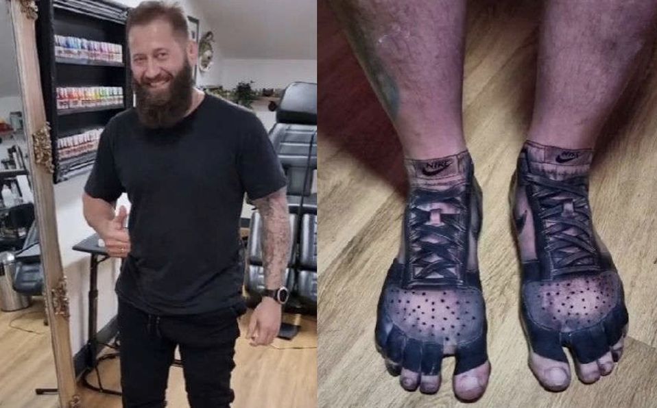 En este momento estás viendo Hombre se Tatua tenis en sus pies y se hace viral