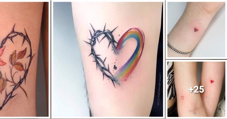 Lee más sobre el artículo 25 Diseños de Tatuajes de corazones pequeños y originales