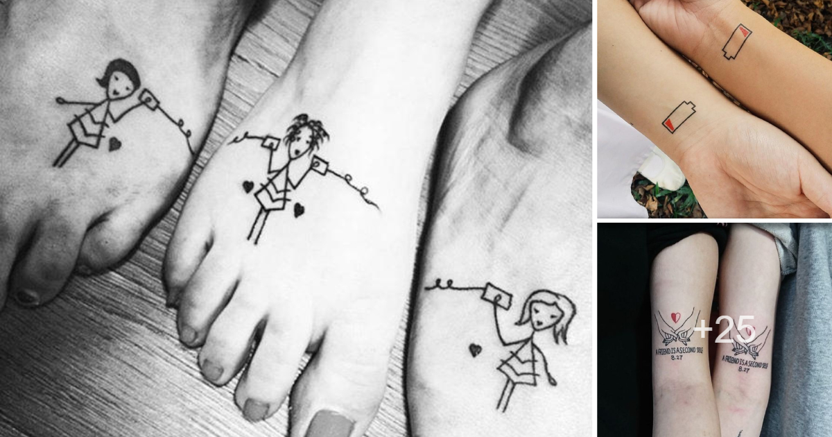 En este momento estás viendo 50 Ideas geniales de tatuajes que representan la amistad