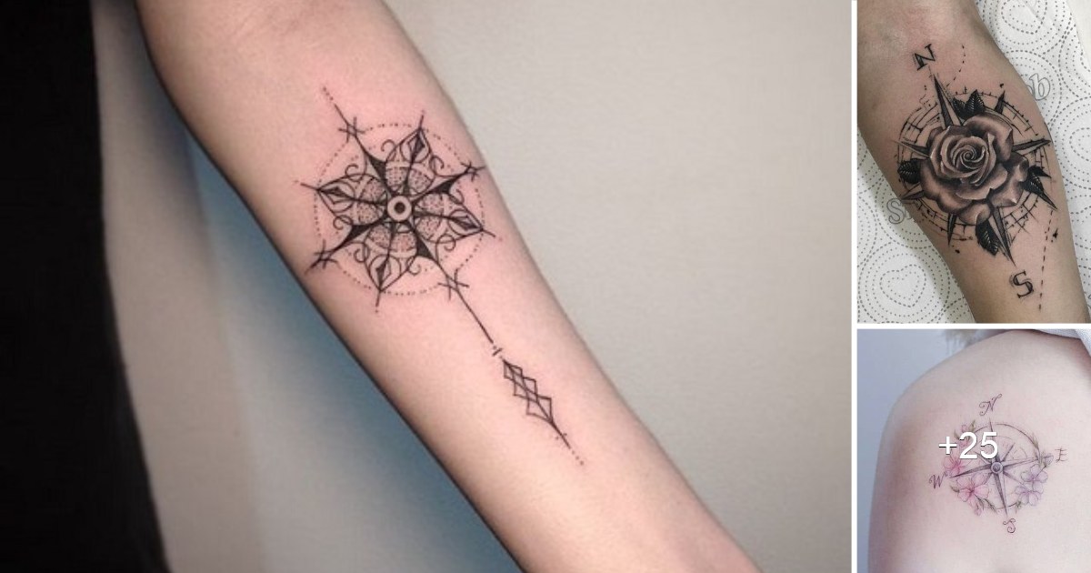 En este momento estás viendo 50 Ideas de Tatuajes de Brújulas