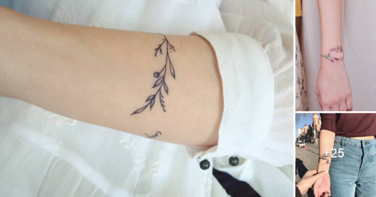Lee más sobre el artículo 25 Ideas de tatuajes en forma de pulsera para mujeres