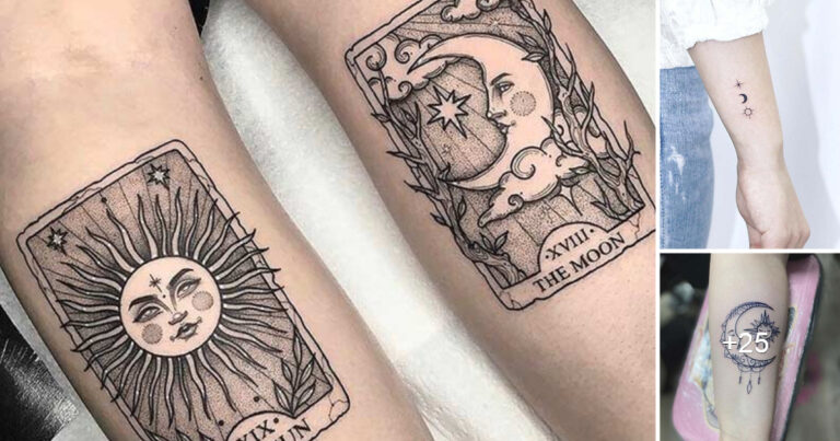 Lee más sobre el artículo 35 hermosos Diseños del tatuaje del sol y de la luna