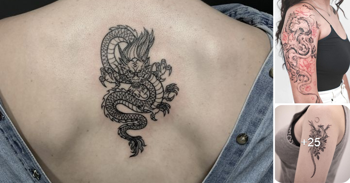 En este momento estás viendo 20 Diseños de tatuajes de Dragones y su Significado