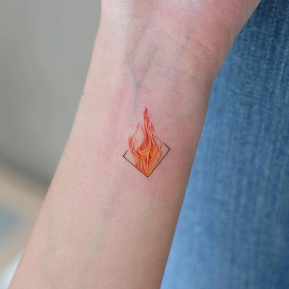 tatuajes flama fuego 12 Más de 25 Diseños de Tatuajes de Flama o Fuego Unicos