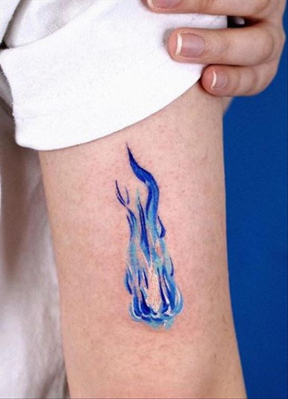 tatuajes flama fuego 4 Más de 25 Diseños de Tatuajes de Flama o Fuego Unicos