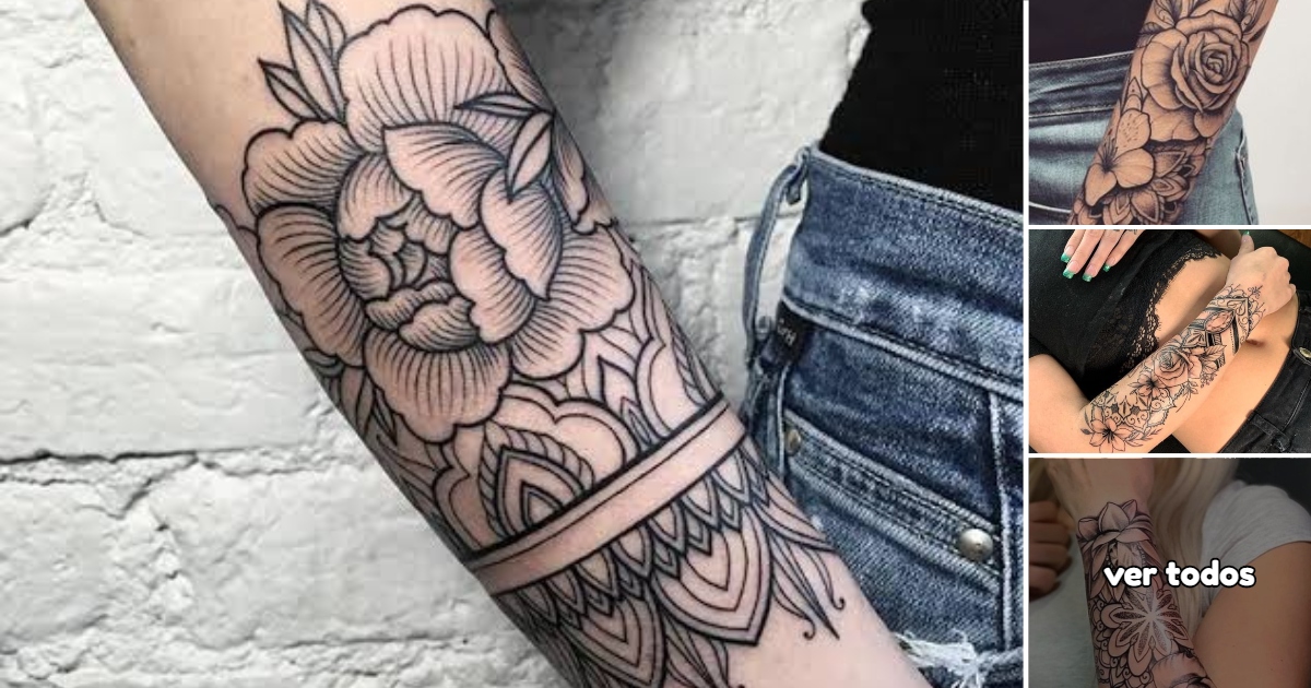 En este momento estás viendo 35 Ideas Geniales de Tatuajes de Flores en el Antebrazo