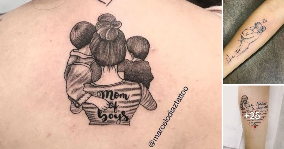 En este momento estás viendo 40 Ideas y diseños de Tatuajes para Mamás