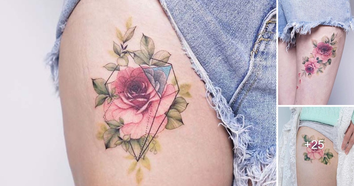 En este momento estás viendo 25 Ideas geniales de tatuajes florales en las piernas