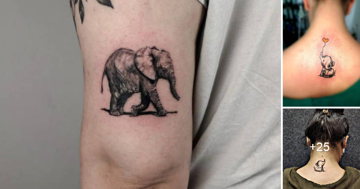 En este momento estás viendo ¿Que simbolizan los Elefantes? 35 Ideas de tatuajes