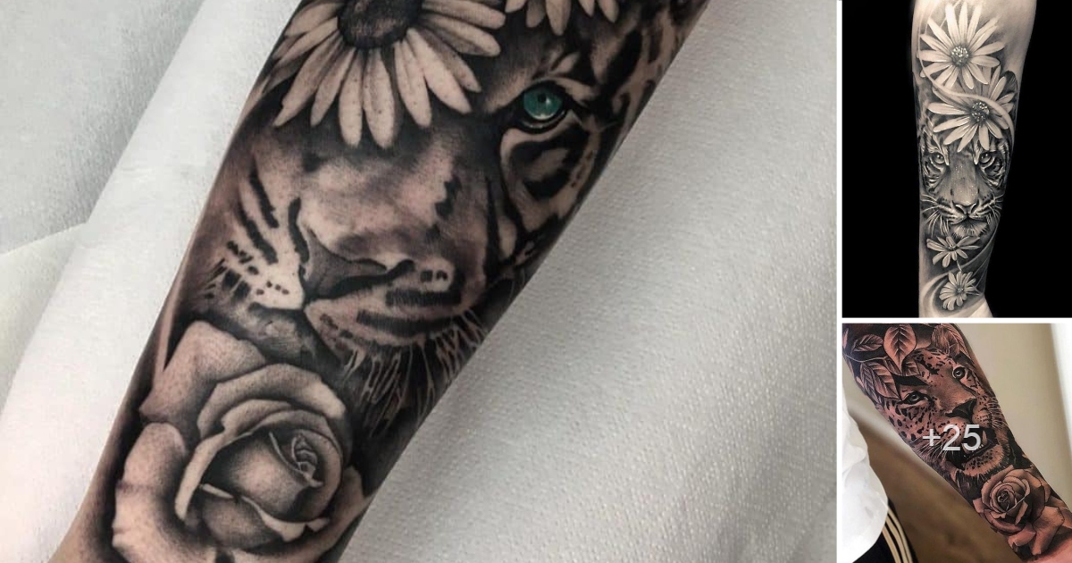 En este momento estás viendo Los 25 Mejores Diseños de Tatuajes de Rosas y Tigres