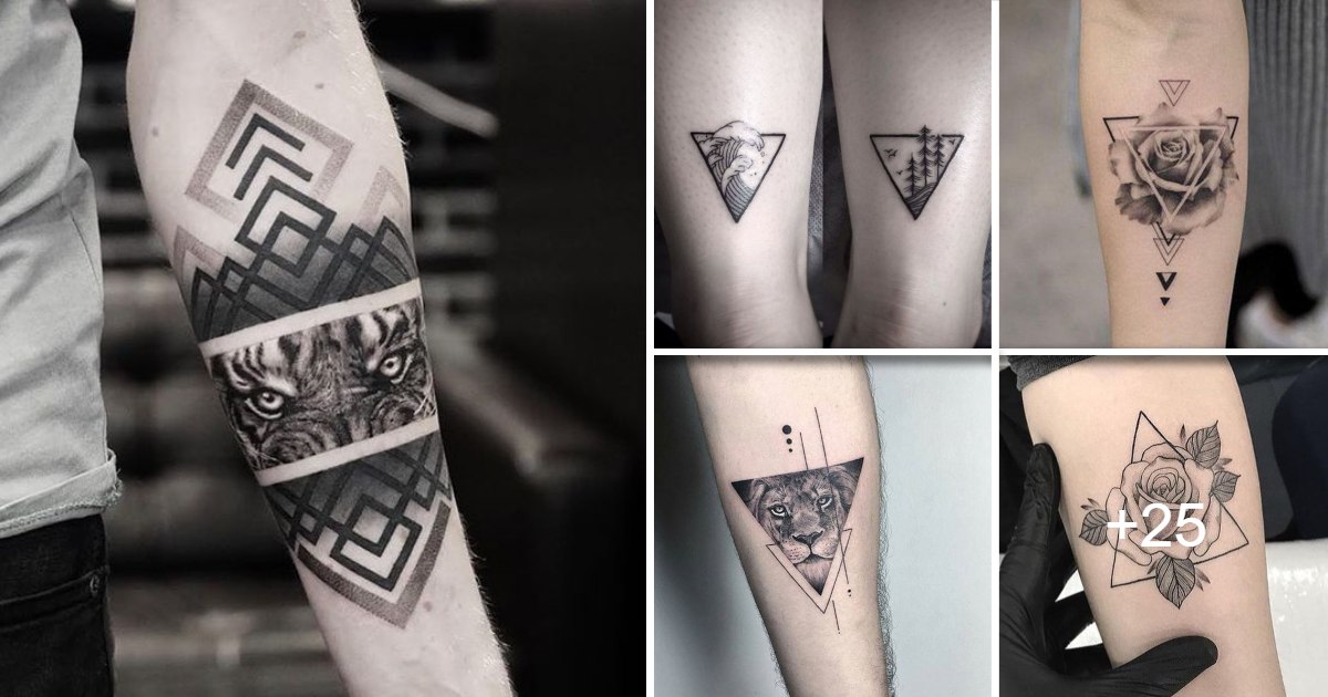 En este momento estás viendo Creativos diseños de tatuajes en forma de triangulo