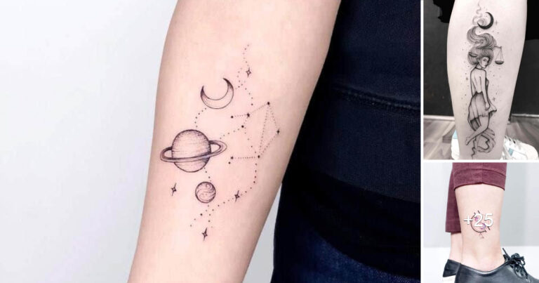 Lee más sobre el artículo Ideas de tatuajes inspirados en el signo del zodiaco: Libra
