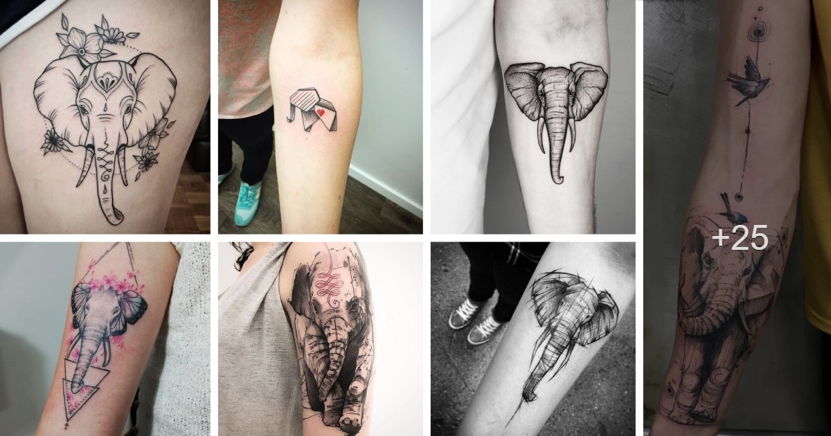 En este momento estás viendo Las 21 mejores ideas de tatuajes de elefantes pequeños