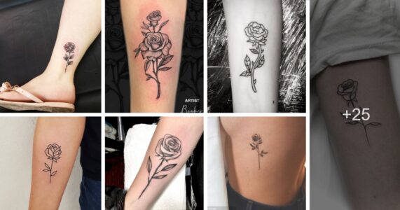 Lee más sobre el artículo Las 21 mejores ideas de Tatuajes de simples Rosas