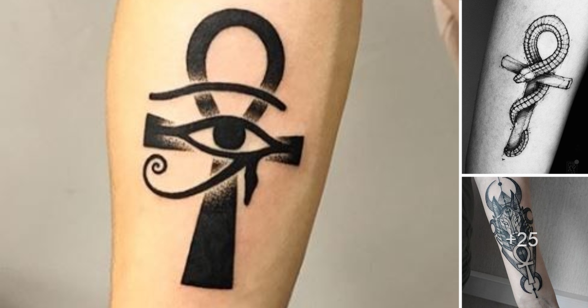 En este momento estás viendo Los 23 Mejores Diseños de Tatuajes de «ANKH» La Cruz Egipcia
