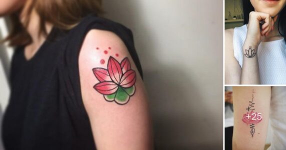 Lee más sobre el artículo 40 Ideas de Tatuajes de Flor de Loto